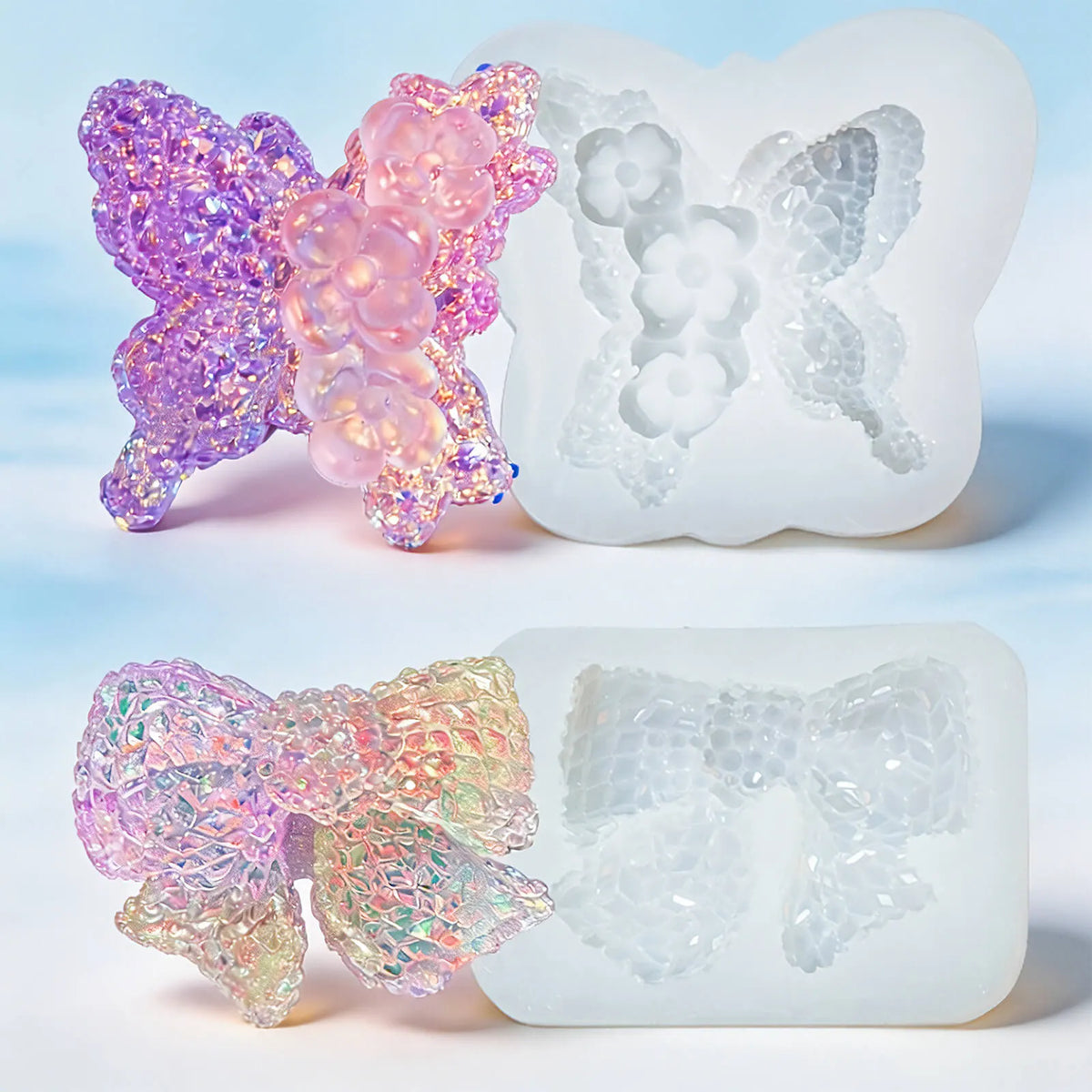 butterfly-silicone-resin-mold-set
