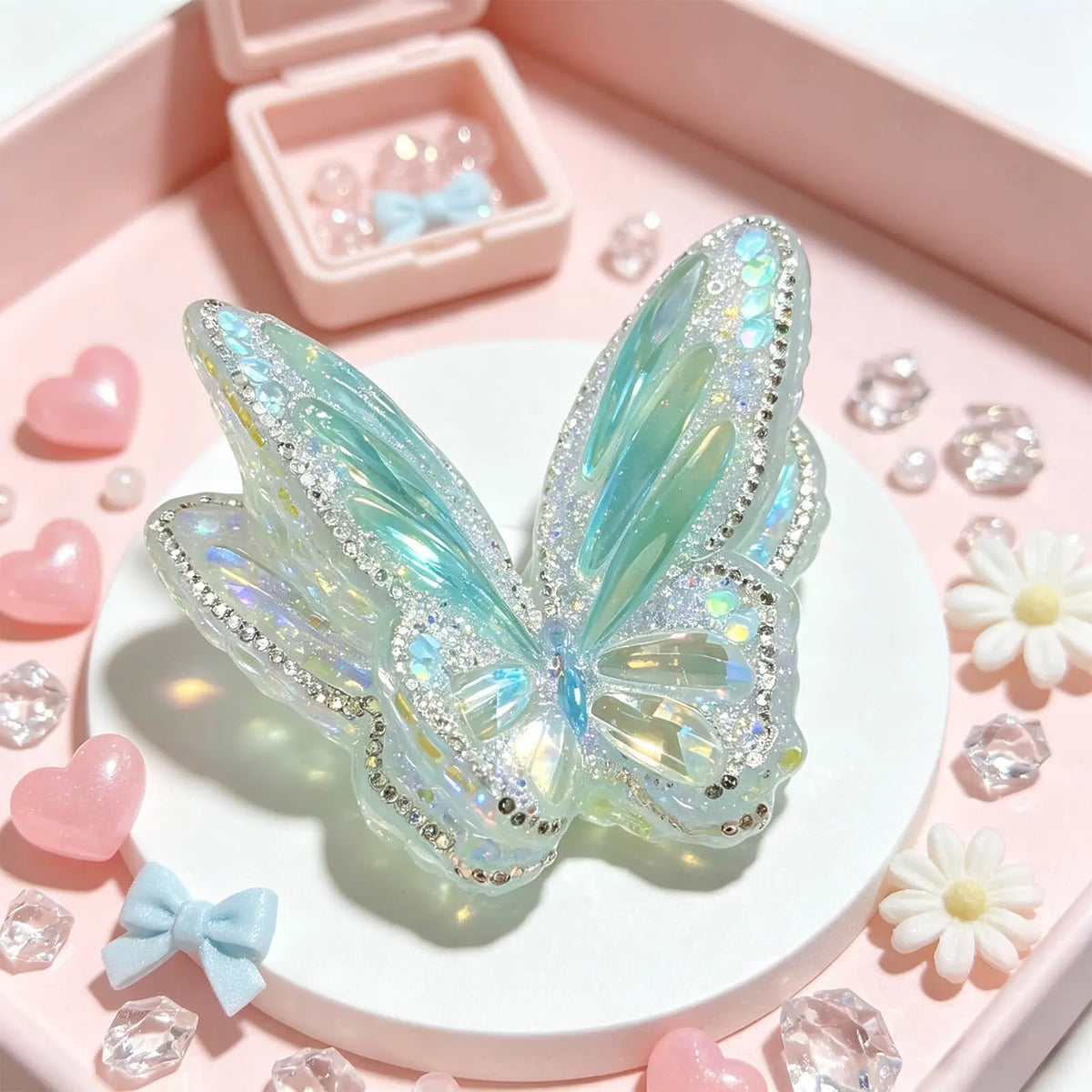 double-layer-butterfly-resin-casting-mold-with-colorful-finished-craft