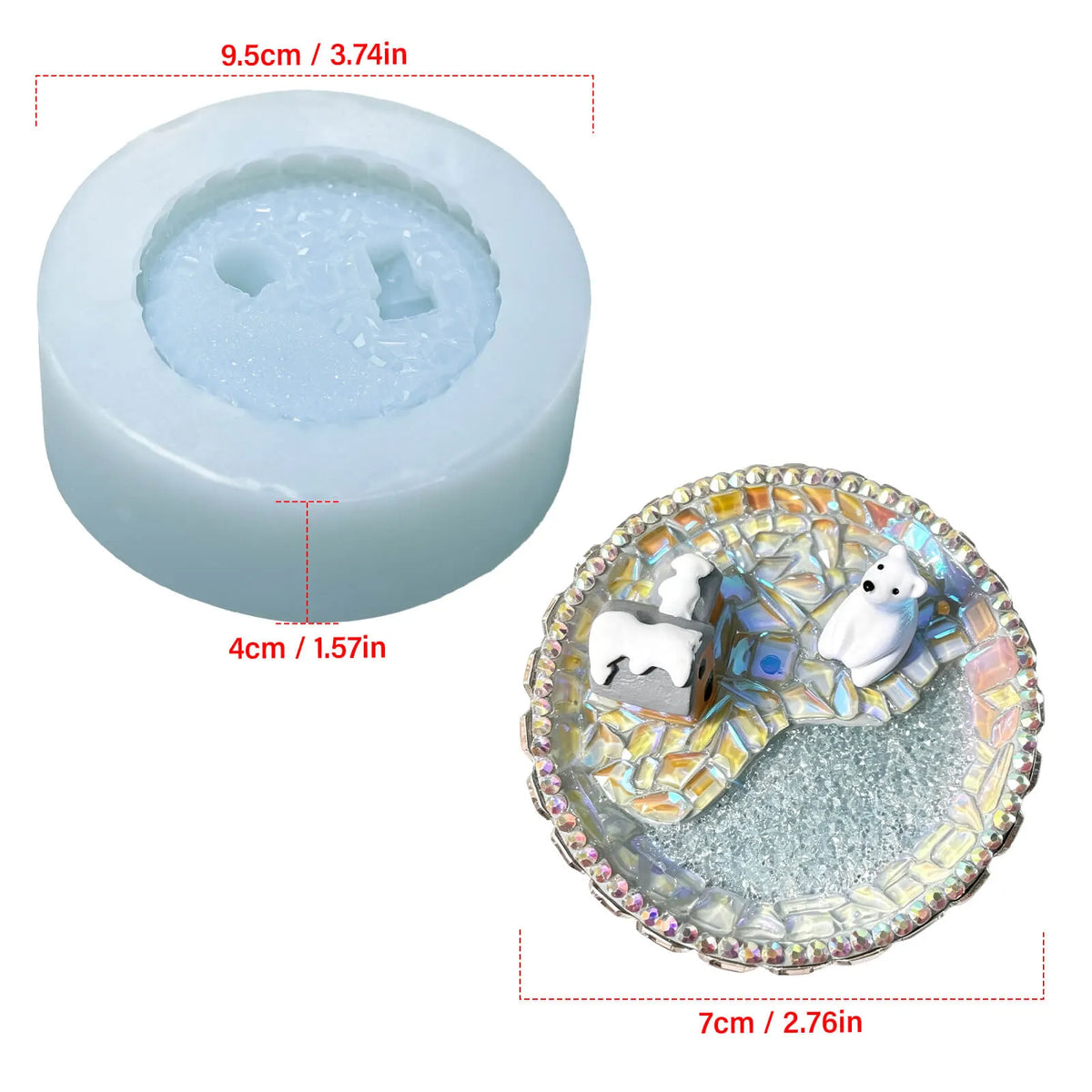 polar-bear-animal-scene-round-silicone-resin-mold-size-dimensions-1