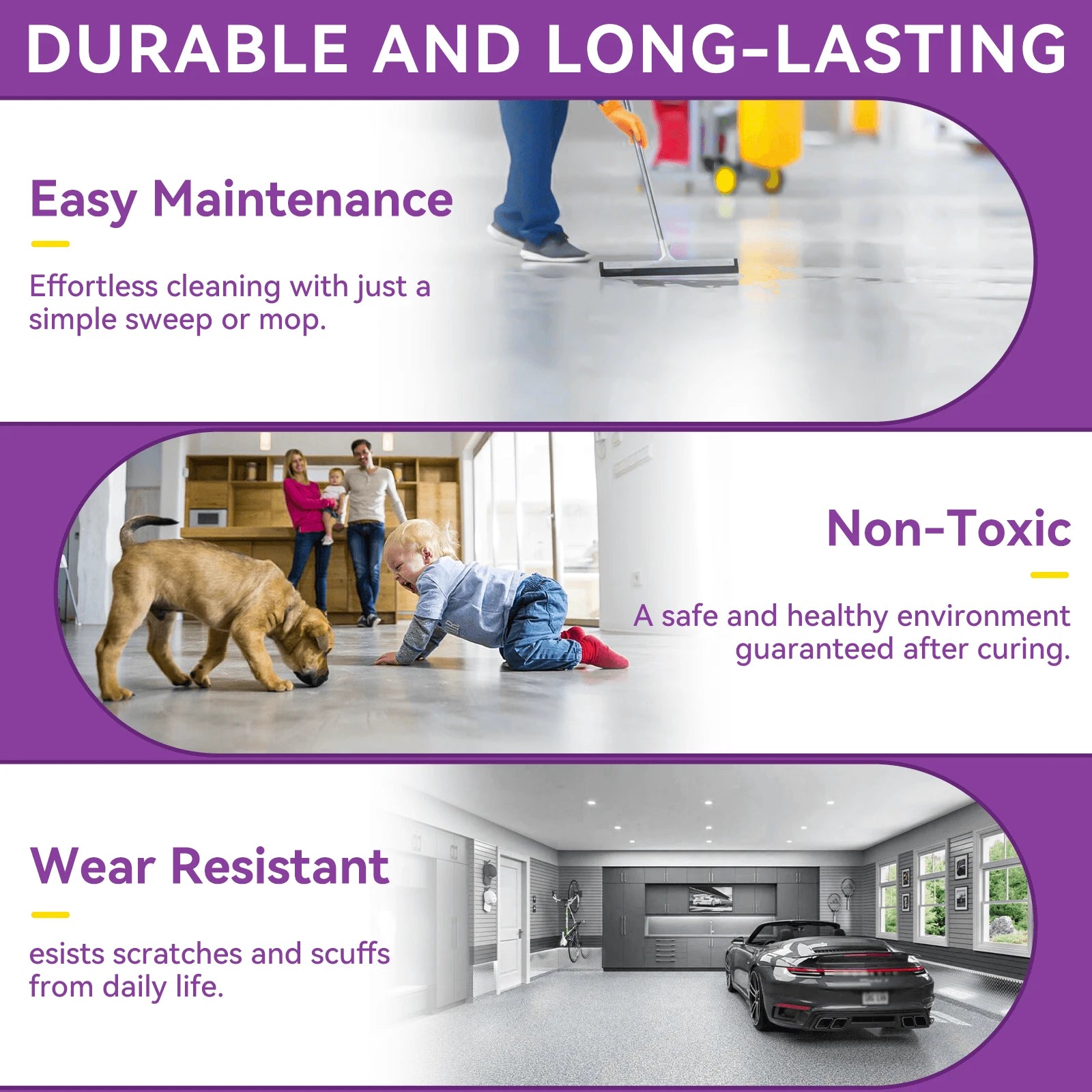 Grey | High-Gloss Epoxy Resin for Driveways, Workshops, Showrooms, Industrial Floors