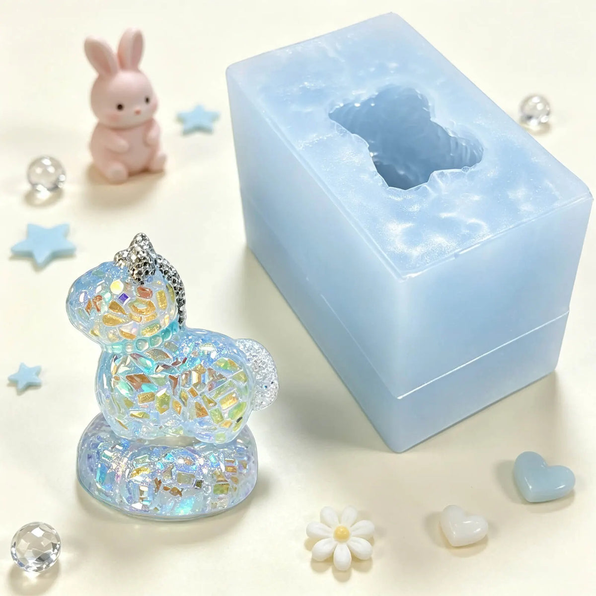 carousel-horse-silicone-resin-mold-set-with-round-base