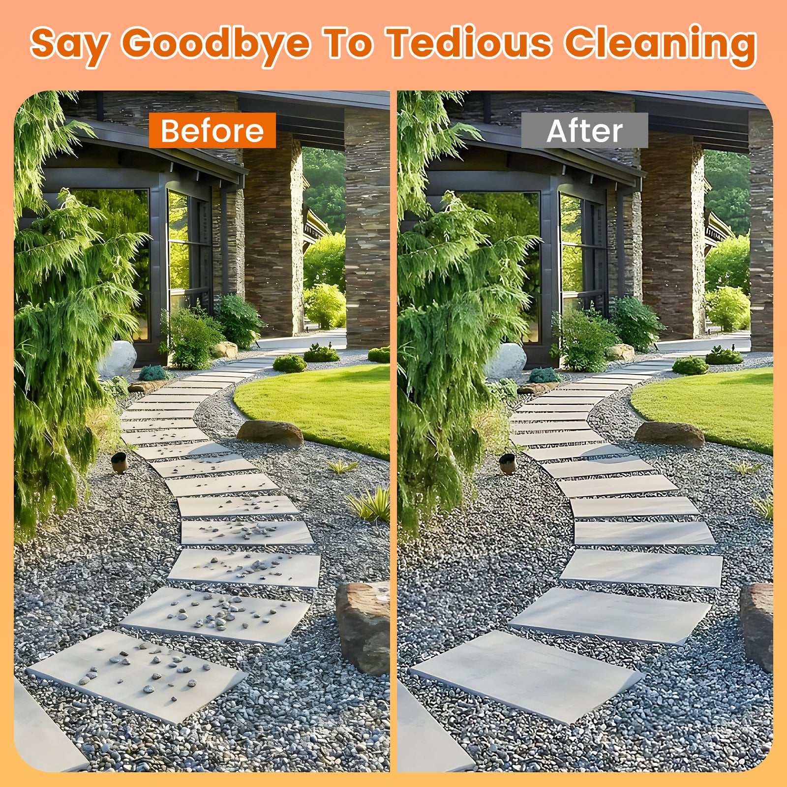 1.1 Gallon Mulch Glue for Landscaping, Gravel & Yard Rock Stabilizer