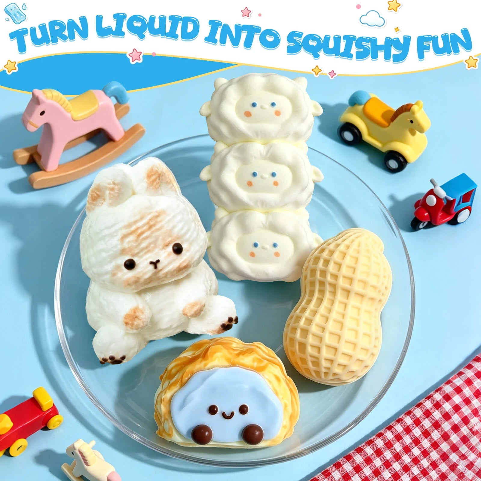 Taba Squishy Making Kit – 21 oz Liquid Silicone DIY Kit with Molds